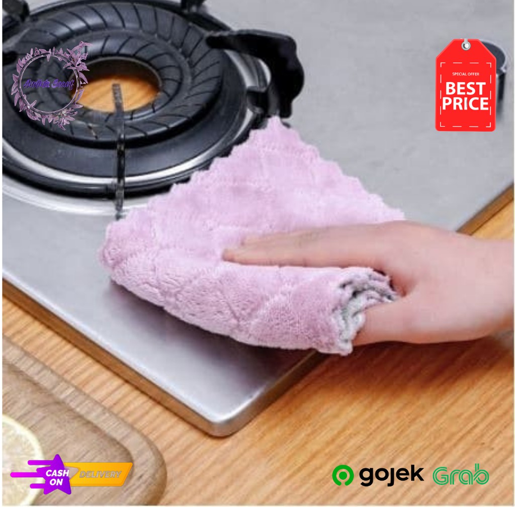 Lap Dapur | Kain Microfiber | Lap Dapur Serap Air | Kain Lap Microfiber