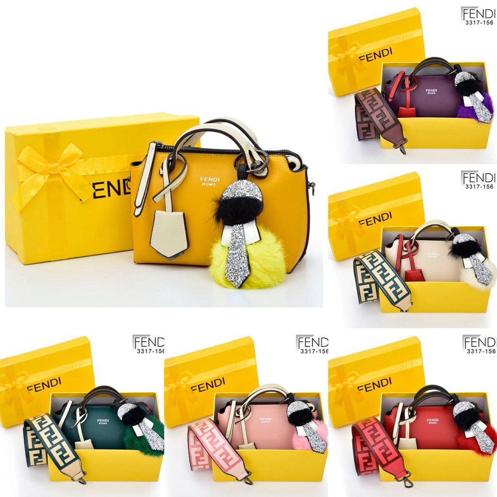 Fendi BTW Velvet mini 3317-156 VIC TAS SELEMPANG TAS BRANDED TAS IMPORT TAS PESTA
