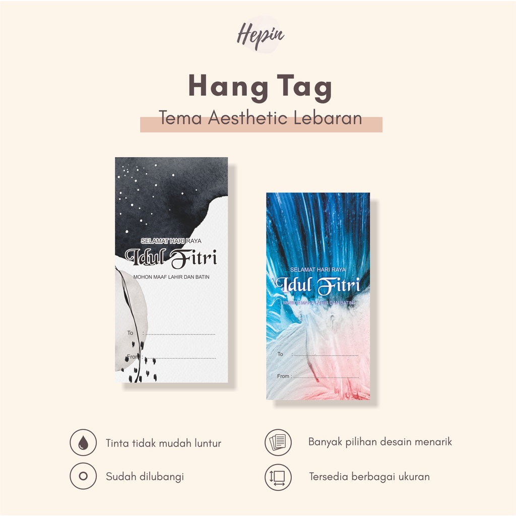 

hang tag AESTHETIC LEBARAN/label tag murah