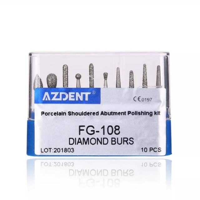 F3.3 - (fg108) Diamond bur intan high speed set preparasi gigi