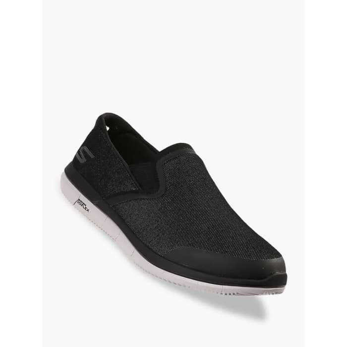 SKECHERS GO FLEX EXECUTIVE Black Gray. Sepatu Pria. Original 54013BKGY
