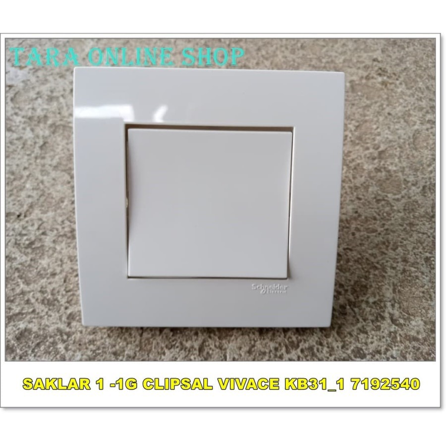 CLIPSAL Saklar 1 Gang type Vivace KB31_1 7192540