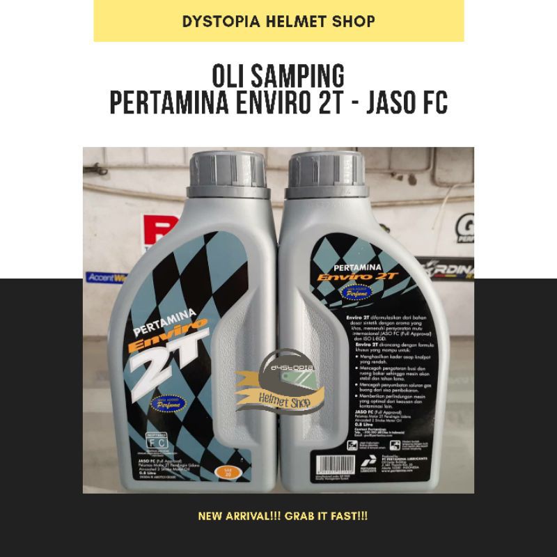 Oli Samping Enviro 2T Pertamina JASO FC Oli Motor 2Tak 2Stroke