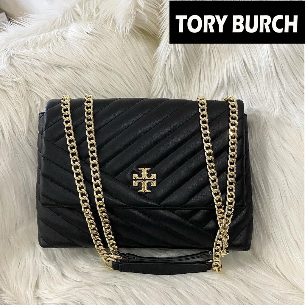 Jual TORY BURCH KIRA CHEVRON DEVON SAND - Jakarta Pusat