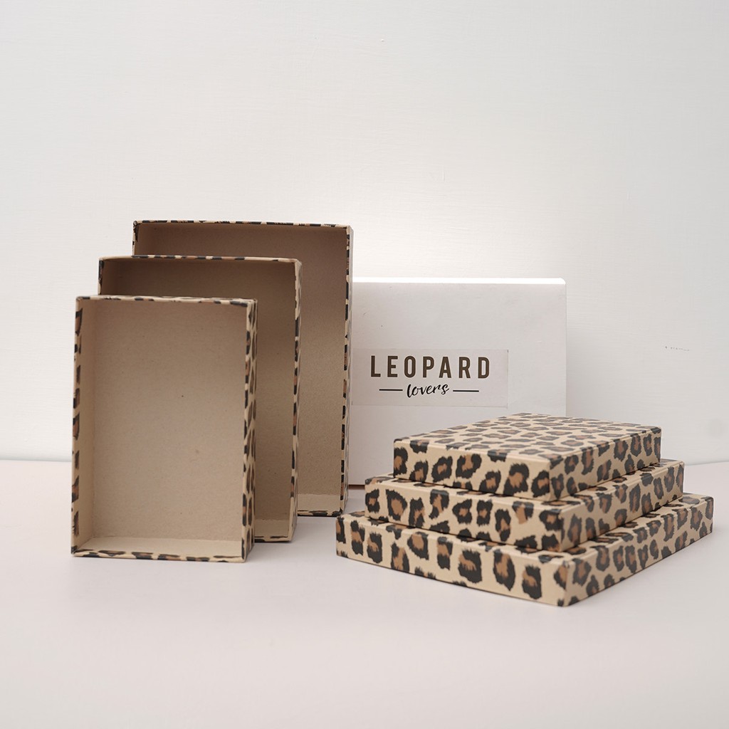 

Leopard Lovers / Totool Lovers - Gift Box Persegi Panjang Set 3