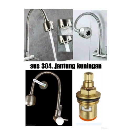 kran sink sus 304 kran cuci piring stanles 304