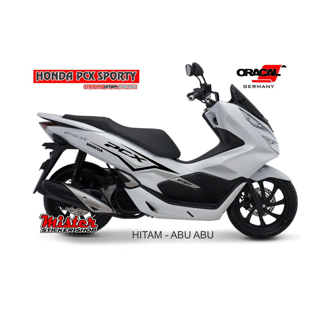 Jual Sticker PCX PUTIH cutting stiker SIMPLE | Shopee Indonesia