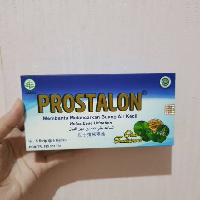

Prostalon melancarkan buang air kecil herbal prostat isi 30 kapsul