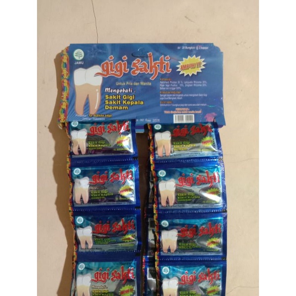 

GIGI SAKTI kapsul sakit gigi