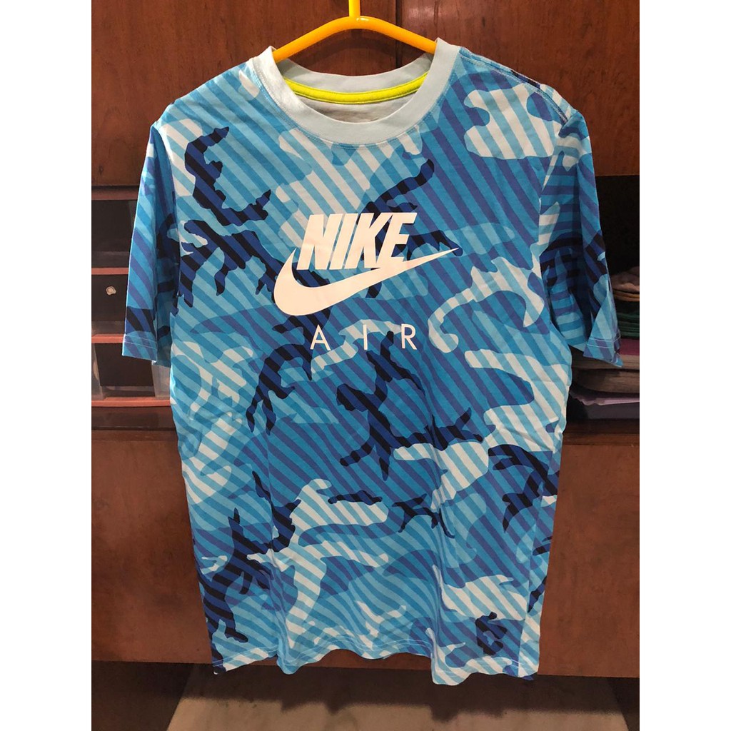 preloved/ thrufted/ baju bekas kaos nike army biru