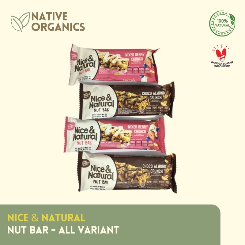 Nice and Natural Nut Bar - Berry Crunch