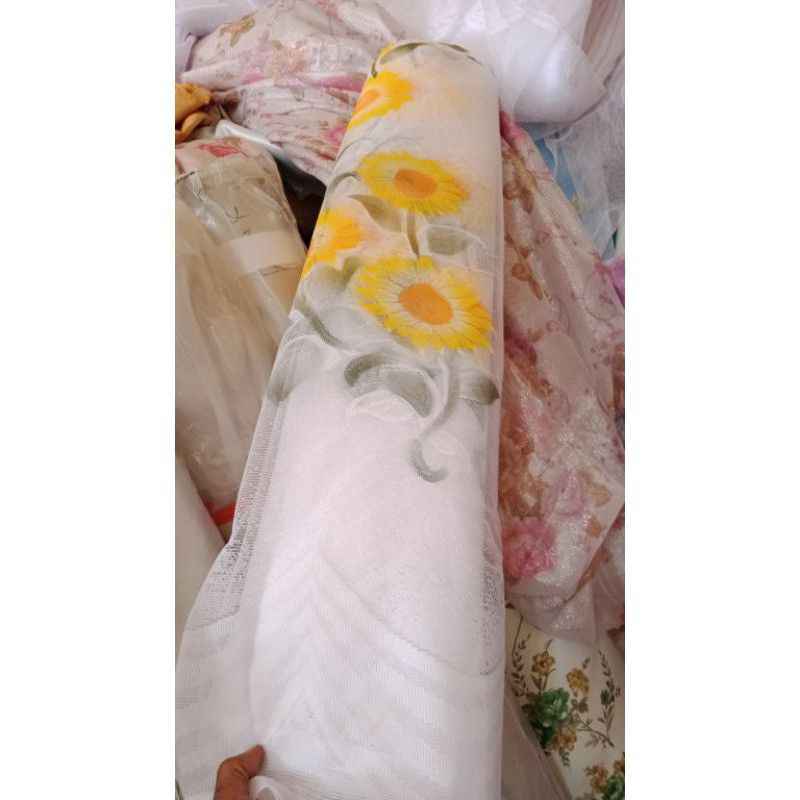 kain bahan meteran vitrase gorden lapisan gorden Daleman gorden