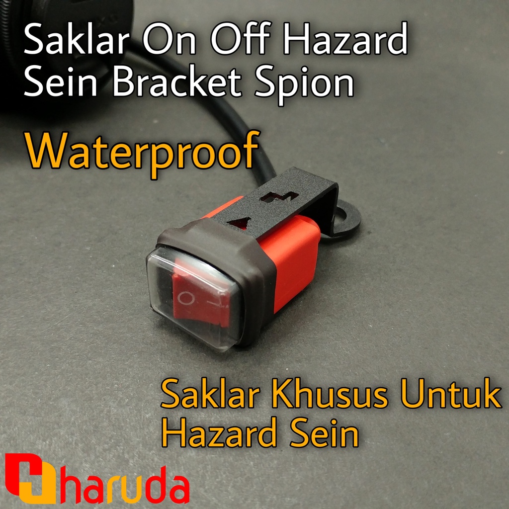 Jual Saklar On Off Hazard Sein Bracket Spion Motor Universal Shopee