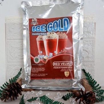 

Powder Drink Premium Ice Gold Mix Rasa Red Velvet 1 Kg