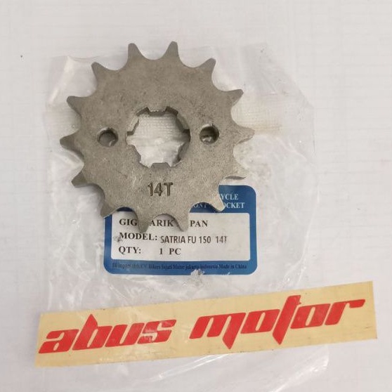 GIGI GIR GEAR DEPAN 14T SATRIA FU LAMA SATRIA FU NEW KARBU