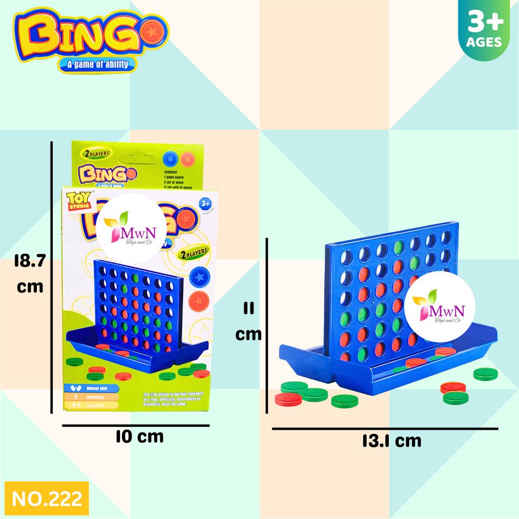 MWN Mainan Edukasi Line up BINGO Board Game No.222