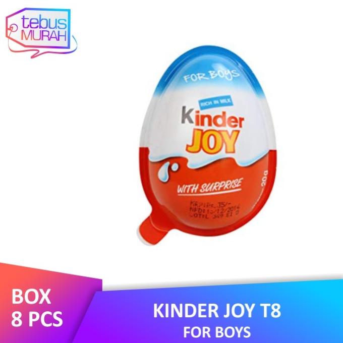 

Produk Terbaru Kinder Joy Chocolate For Boys (8 Pcs X 20 Gr) - Kinderjoy