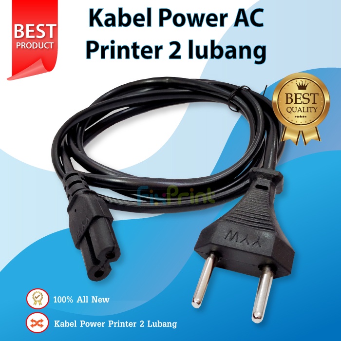 Jual Kabel Power Printer 2 Lubang Tv Cable Adaptor Power Supply Canon Hp Shopee Indonesia 3266