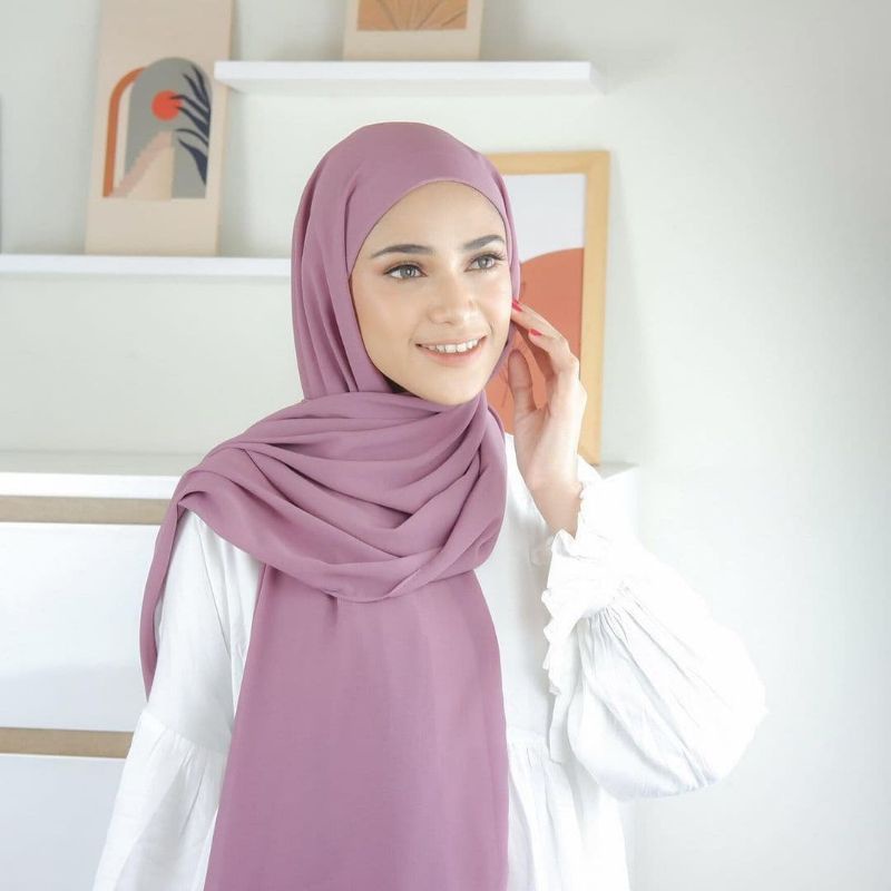 PASHMINA INNER 2IN1 CERUTY BABYDOLL PREMIUM 180X75