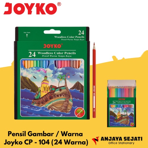 

Pensil Warna Joyko | Pensil Gambar CP - 104 | Satuan
