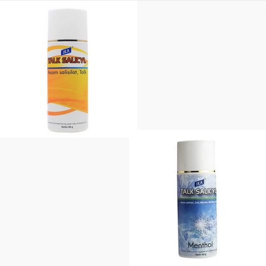 Bedak Salicyl Talk Original & Menthol 80 gr Salicyl Ikapharmindo / Salicyl Talk / Bedak Gatal