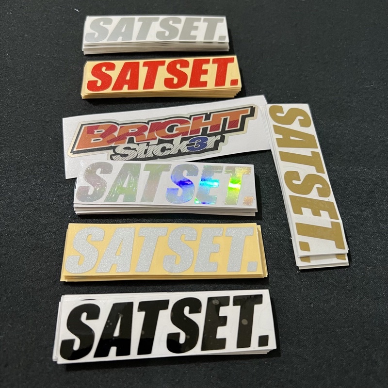 STICKER SATSET CUTTING