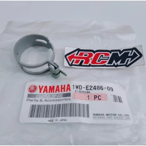 1WD-E2486-09 KLIP CLIP KLEM CLAMP HOSE KANCING SELANG RADIATOR R25 R 25 R-25 ORI ORIGINAL YAMAHA YGP