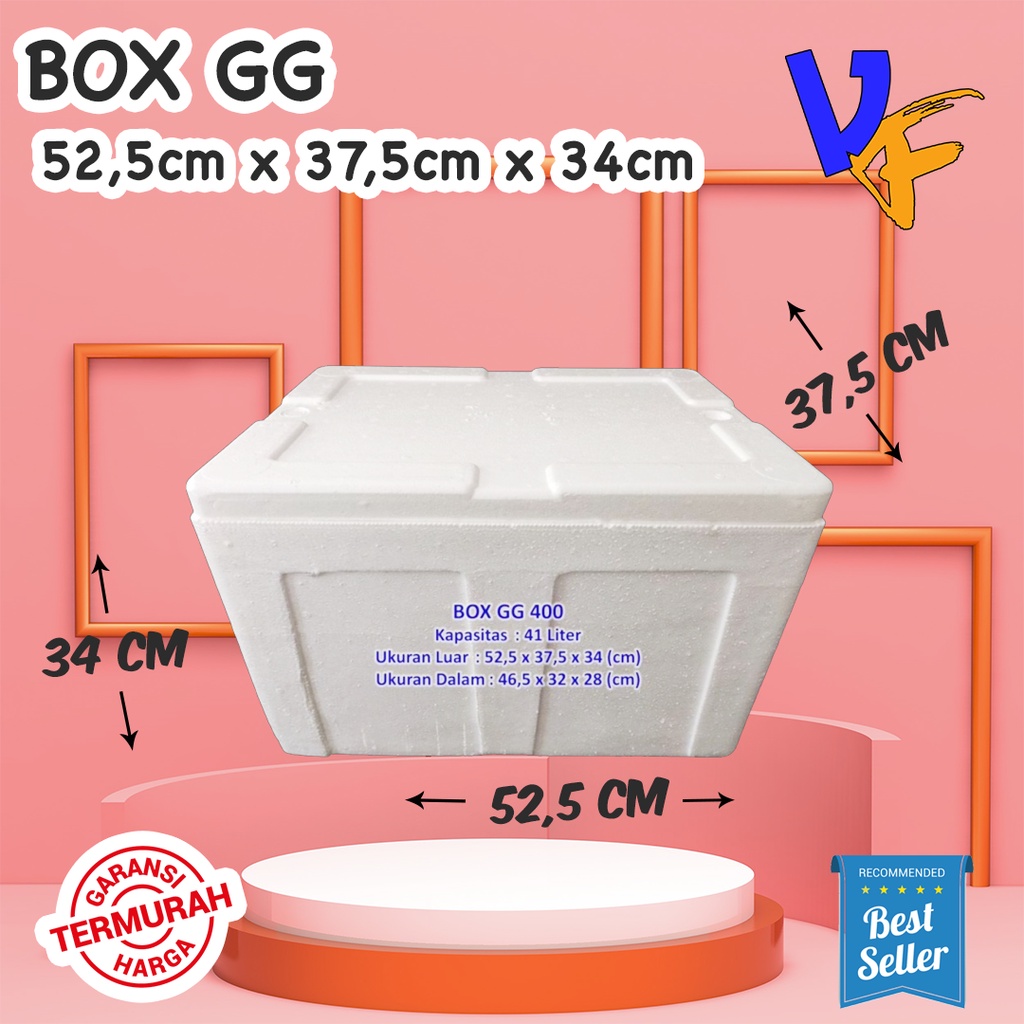 

Box Styrofoam GG 52,5 x 37,5 x 34cm Box Sterofoam Box Stereofoam Besar