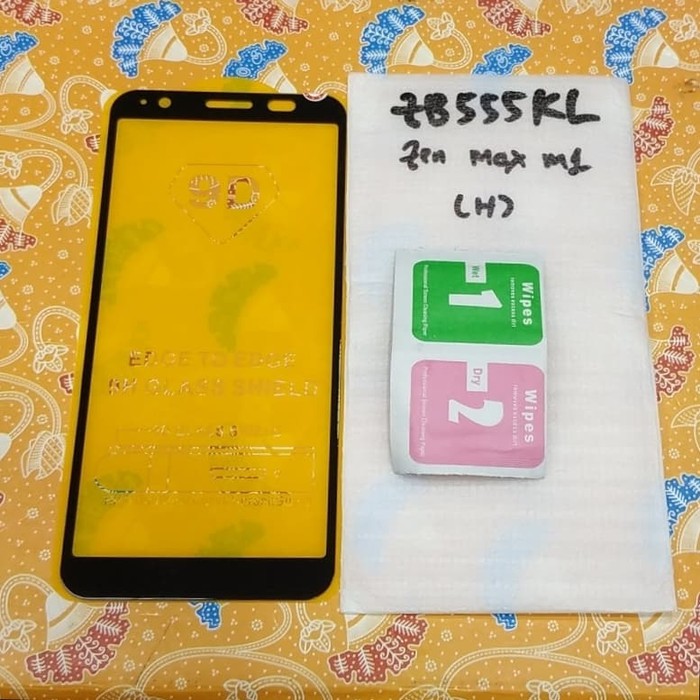 Tempered glass full asus zenfone max m1 ZB555KL gorila glass full