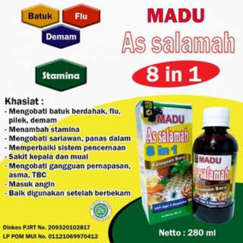 BISA COD MADU ASSALAMAH 8IN 1