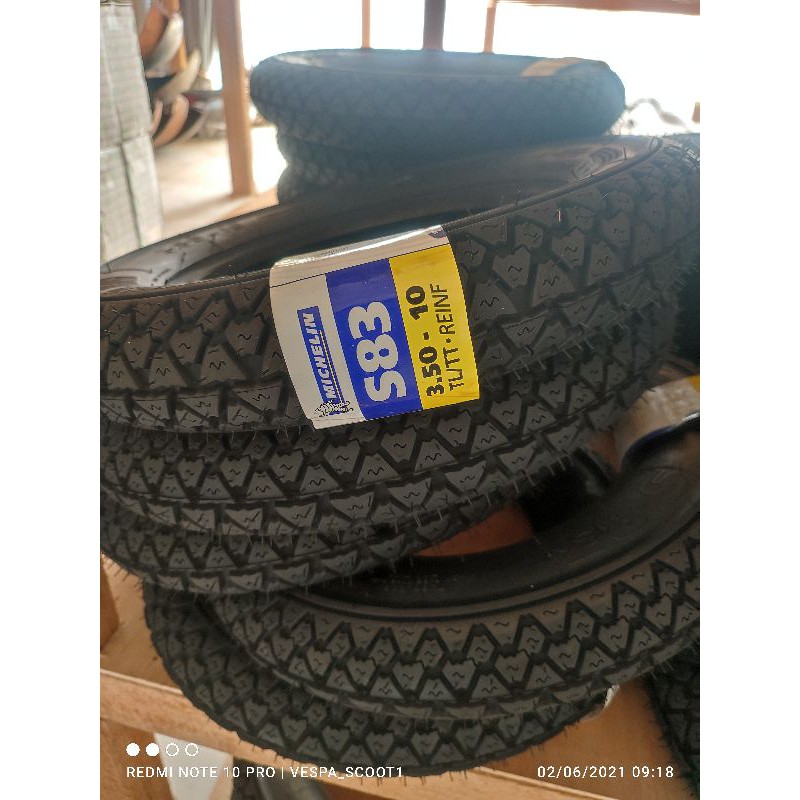 Ban luar michelin S83 ring 10 vespa px exclusive excel sprint