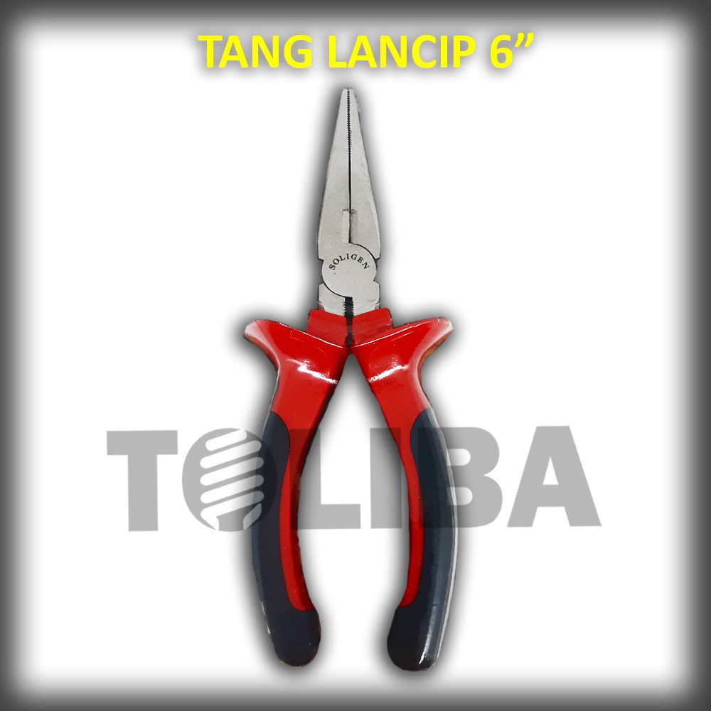 tang lancip 6 inch 6in / 160mm / tang jepit / tang buaya listrik