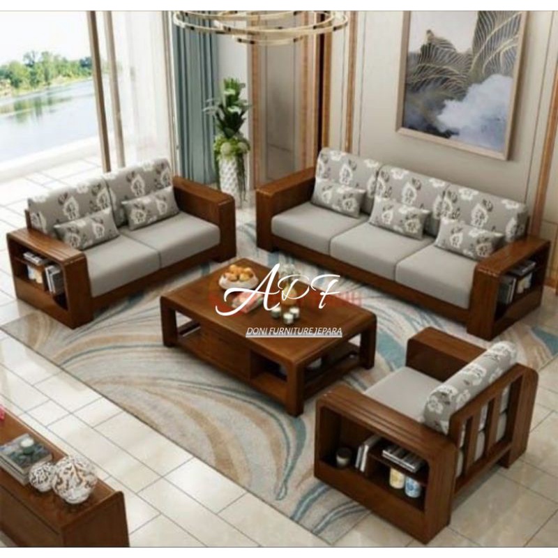 Kursi Tamu Minimalis Modern Kursi Sofa Ruang Kayu Jati