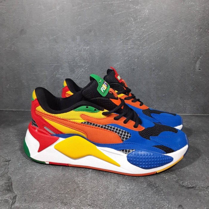 PUSAT SEPATU RUNNING PUMA RS-X3 RUBIK'S CUBE RUNNING SNEAKERS ORIGINAL IMPORT TERBARU