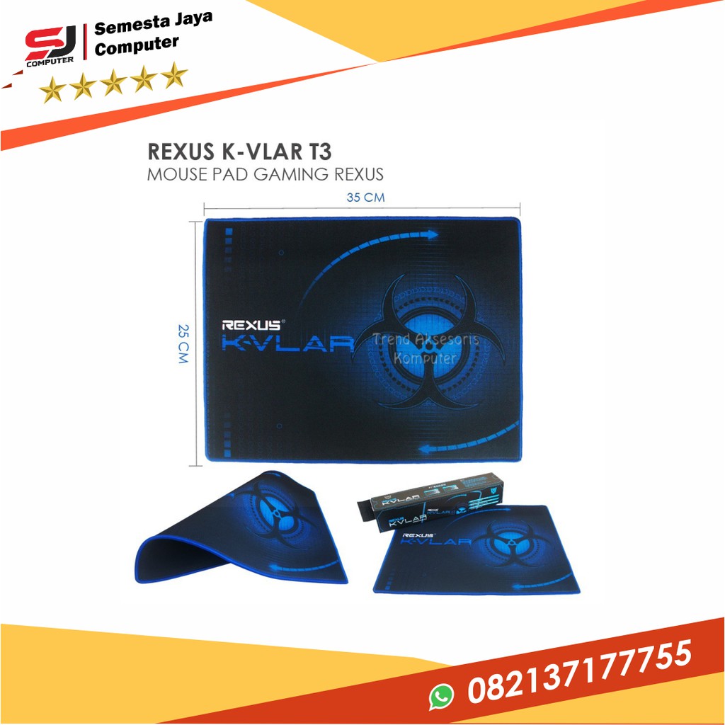 Mousepad Gaming Rexus KVLAR T3