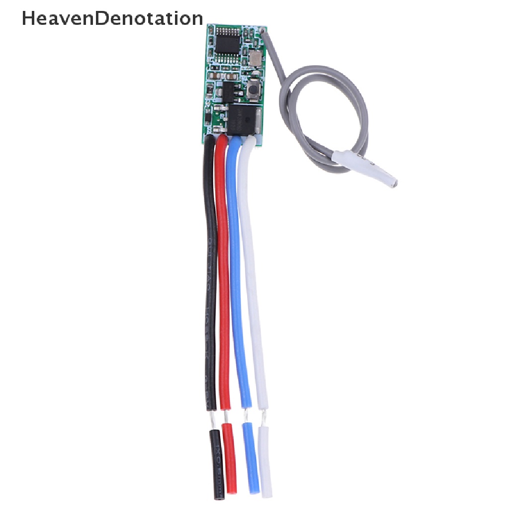 (Heavendenotation) Modul Relay Receiver Sinyal Rf 1ch 433mhz