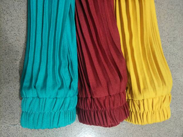 Rok Plisket - Rok Wanita Bahan Import