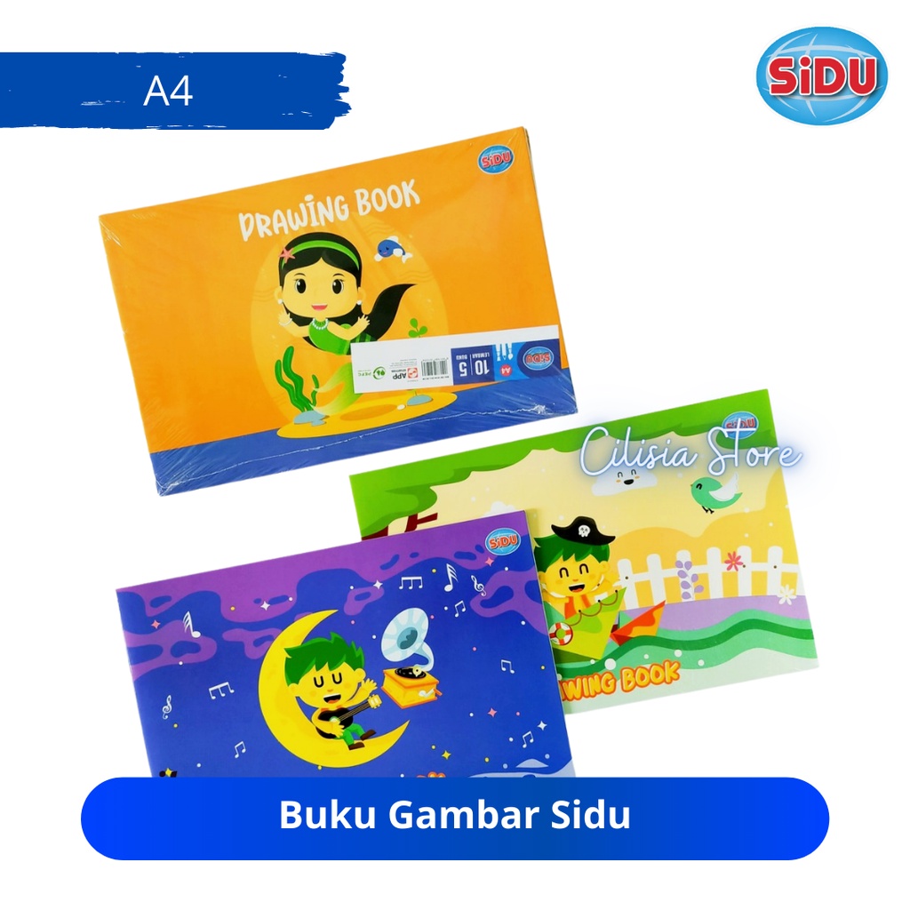 

Buku Gambar A4 Sidu Isi 10 Lembar / Drawing Book A4 Sidu [satuan]