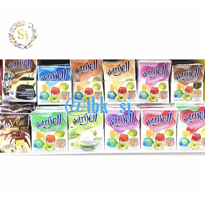 

Nutrijell 15gr 1 box (isi 12 pcs) exp tahun 2026