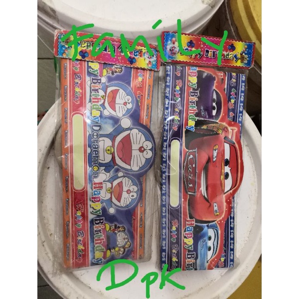 Topi ulang tahun isi 10