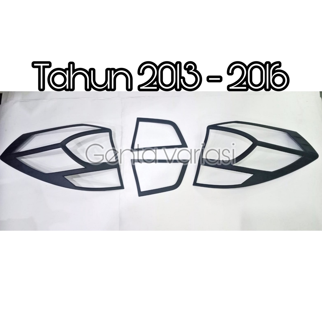 Paket Cover Lampu Belakang Mobilio Non RS Tahun 2013 - 2016