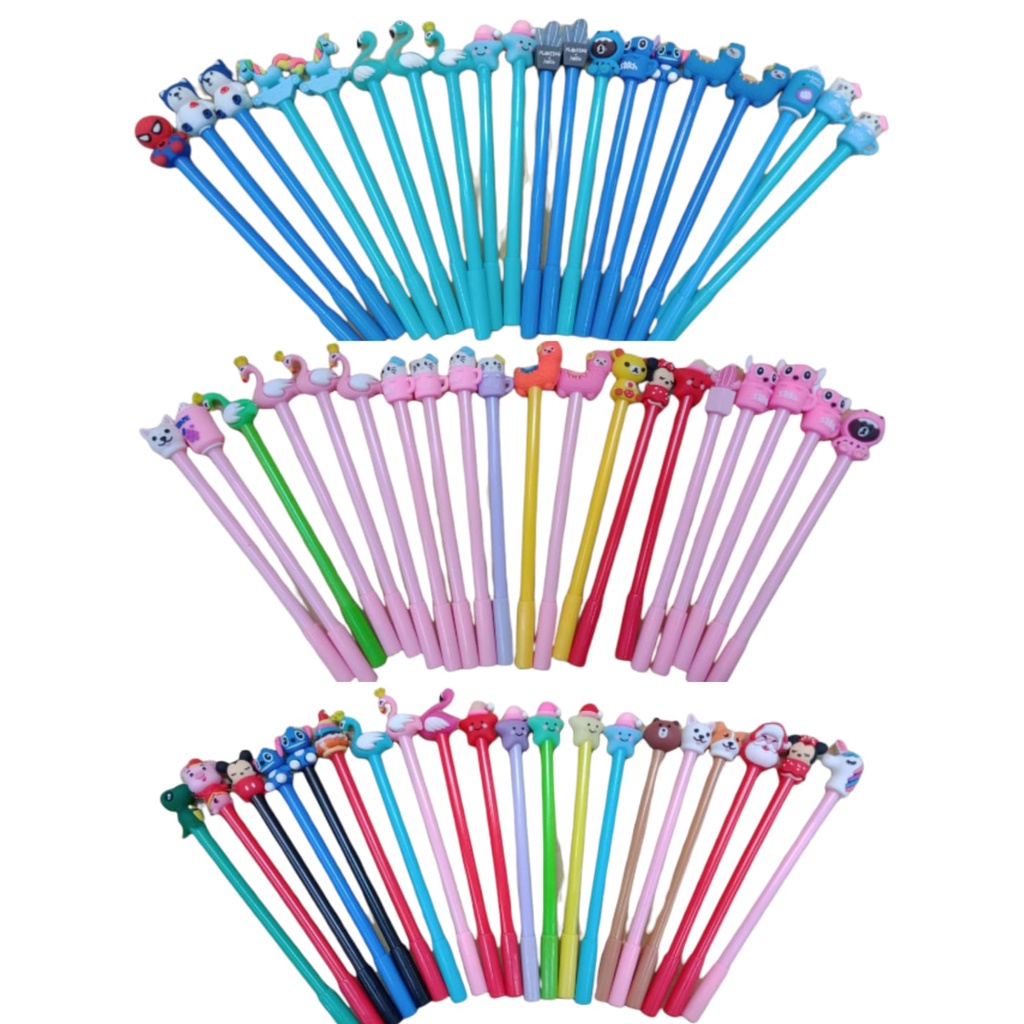 

PULPEN GEL PENA MOTIF KARAKTER ANIMAL LUCU / BOLPEN GEL KARAKTER