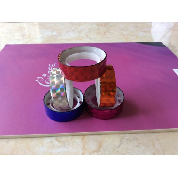 

Selotip/ Solasi Plastik Bling Bling Warna Warni - Merah