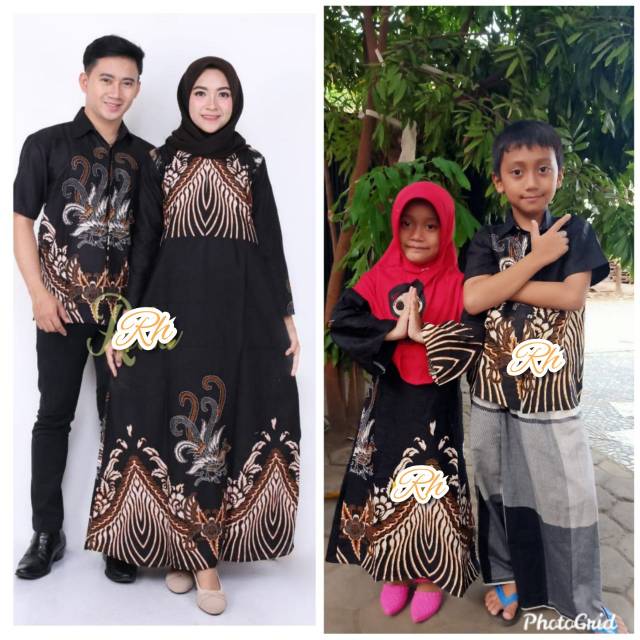 Maura Couple - Sania Ruffle Batik Couple Batik Nusantara ORI Ndoro Jowi DNT Garansi Termurah