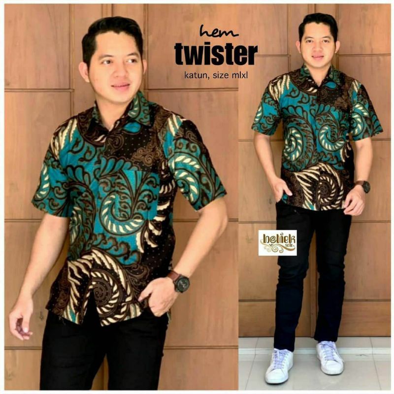 [Terlaris]COD Kemeja Batik Lawasan | Kemeja Batik pria | Kemeja pria lengan pendek Kemeja kekinian Batik Modern | Hem Batik