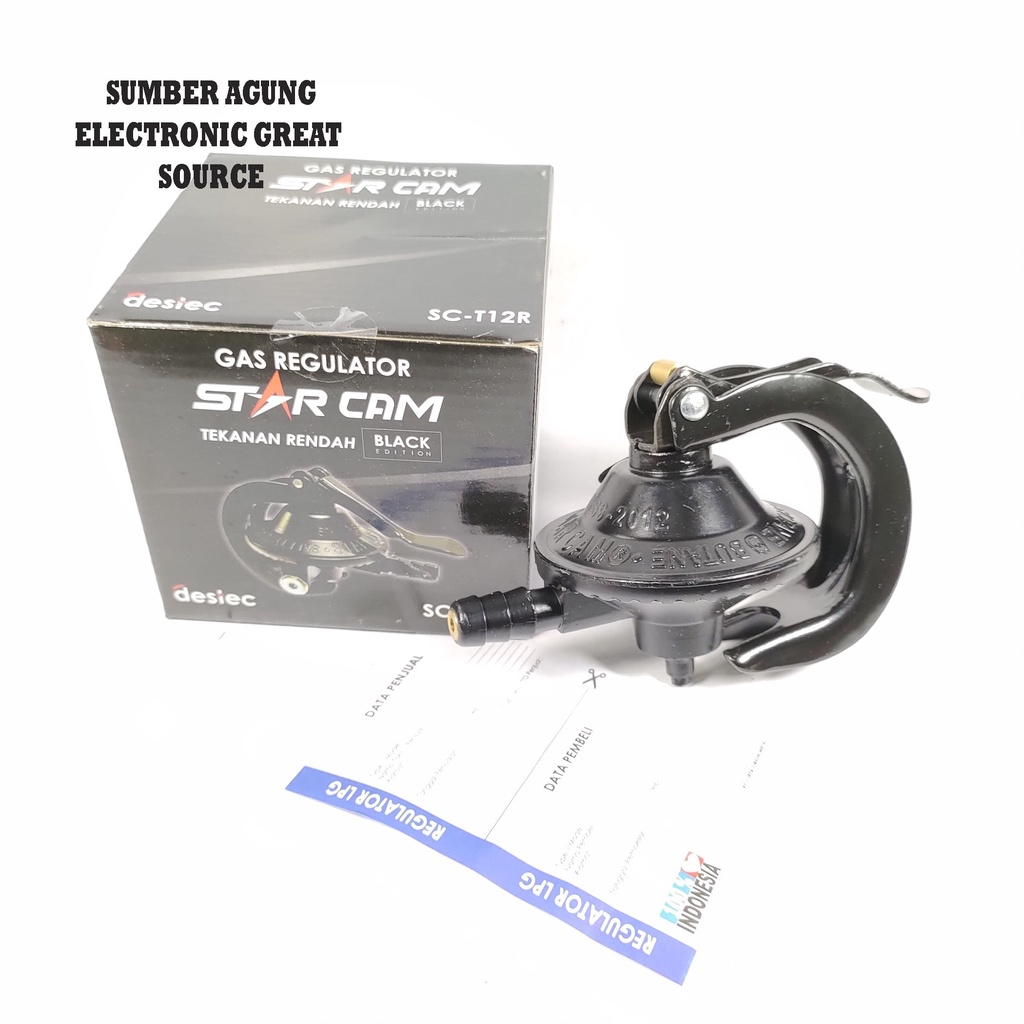 Starcam Non Meter SCT12R Regulator Gas Pengaman Tuas Pengunci Destec