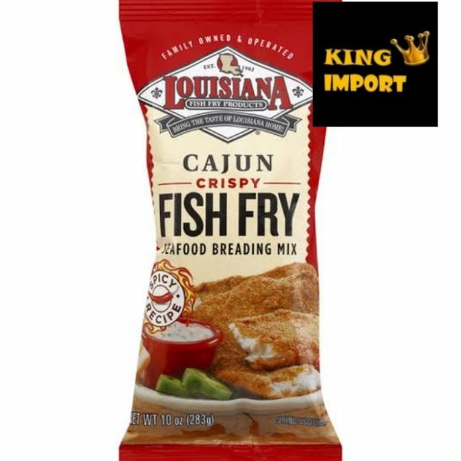 

Louisiana Cajun Crispy Fish Fry 283gr Tepung Seafood krispy import