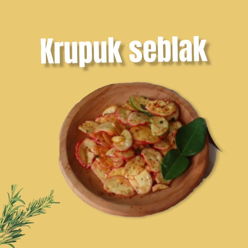 

PROMO CEMILAN HARGA TERMURAH KRUPUK SEBLAK VARIAN RASA PEDAS EXTRA DAUN JERUK 30gr KEMASAN POUCH 30GR