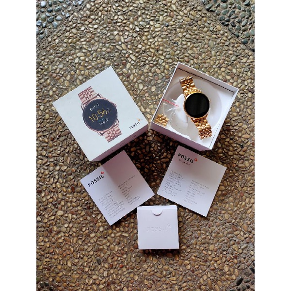 PRELOVED PL SECOND SEKEN WATCH JAM FOSSIL SMARTWATCH SMART WATCH QWANDER Q WANDER GEN 2 ROSEGOLD ROS