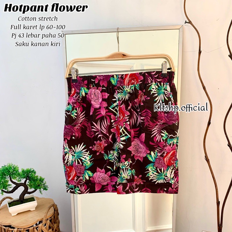 HOTPANT FLOWER / HOTPANT / CELANA SANTAI